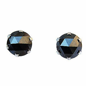 ブラックダイヤモンド ピアス ブラックダイヤモンドピアス 2.00ct ブラックダイヤピアス スタッドピアス ダイヤモンドピアス プラチナ 男女兼用 ユニセックス ジェンダーレス 送料無料 父の日 プレゼント ギフト 自分買い