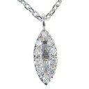 【只今 ポイント10倍中!】ネックレス ダイヤモンドネックレス ダイヤネックレス 18金 k18 18k ホワイトゴールド ダイヤモンド ダイヤ 0.09ct ...