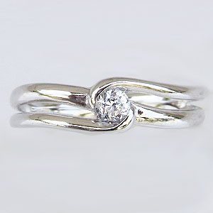 ��������ɥ�� ���󥲡������ ��γ�Х�������� 0.15ct ������� �ץ���� pt900 ��������� ����̵�� �͵� �������� �����奢�� �ȥ��� �ץ쥼��� ���ե� ���奨�꡼ ´�� ���� �ۥ磻�ȥǡ�
