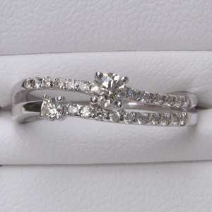 【ポイント10倍】指輪ダイヤモンド リング k18 ホワイトゴールド 指輪 人気 おすすめ カジュアル トレンド プレゼント ギフト ジュエリー ブラックフライデー