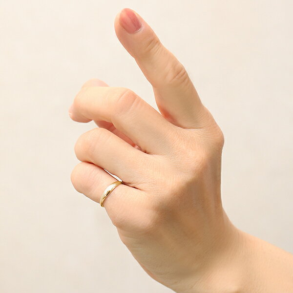 【10%OFF 7/4 20:00より】10金 k10 10k イエローゴールド リング マリッジ 地金 シ...