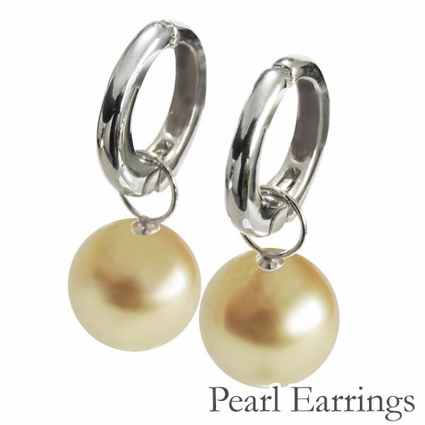 【10%OFF 12/3 20時より】イヤリング ノンホールピアス イヤーカフ イヤーカフス ノーホール 円型 ピアス風 イヤリング 南洋白蝶真珠 10mm 1...