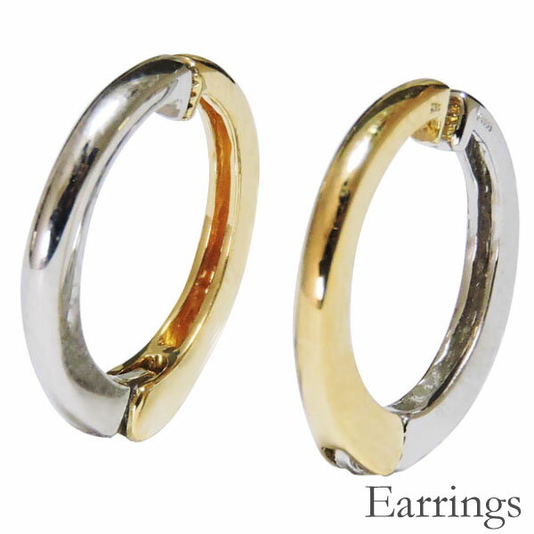 【10%OFF 12/3 20時より】イヤリング ノンホールピアス イヤーカフ イヤーカフス はさむ ノーホール ピアス風 イヤリング 円型 リバーシブル k1...