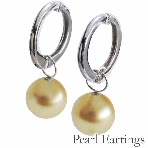 【10%OFF 12/3 20時より】イヤリング ノンホールピアス イヤーカフ イヤーカフス ノーホール ピアス風 イヤリング 円型 南洋白蝶真珠 10mm k...
