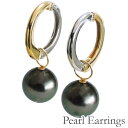 【ポイント10倍 5/16 9:59まで】イヤーカフス イヤリング ノンホールピアス ピアス風 リバーシブル 18金 18k k18ホワイトゴールド タヒチ黒蝶...