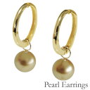 【10%OFF 12/3 20時より】イヤリング ノンホールピアス イヤーカフ イヤーカフス ノーホール ピアス風 イヤリング 南洋白蝶真珠 10mm 18金 ...