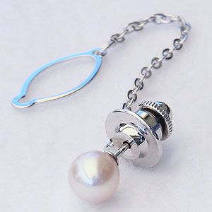 真珠 パール タイタック カフス セット あこや本真珠 7-7.5mm SV シルバー 送料無料 父の日 バレンタイン アクセサリー ジュエリー 人気 おすすめ カジュアル トレンド プレゼント ギフト 記念日格安通販　バレンタイン　人気　ランキング