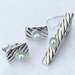 【ポイント10倍】ネクタイピン タイバー カフス タイピン ホワイトゴールド 真珠 パール あこや真珠 メンズ 送料無料 人気 おすすめ カジュアル トレンド ...