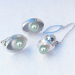 【ポイント10倍】ネクタイピン タイタック カフス タイピン ホワイトゴールド 真珠 パール あこや真珠 メンズ 送料無料 人気 おすすめ カジュアル トレンド...