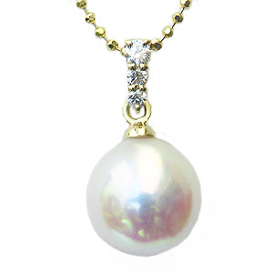 【10%OFF 12/3 20時より】真珠 パール ペンダントトップ あこや本真珠 9mm アコヤ本真珠 k18 ゴールド 18金 人気 おすすめ カジュアル ...