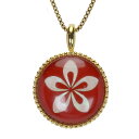 【50%OFF 7/12 9:59まで】水晶 ネックレス ペンダント 水晶ネックレス 925 シルバー925 シルバー 朱色 赤色 銀 漆 金色 メンズ 送料無...