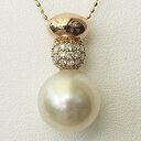 【ポイント10倍 7/18 午前0時から】南洋白蝶真珠 ペンダントトップ ヘッド ダイヤモンド パール 12mm k18PG ピンクゴールド 送料無料 人気 お...