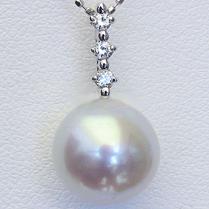 【10%OFF 12/3 20時より】ペンダントトップ ダイヤ ネックレスペンダント 真珠 パール ペンダント 南洋白蝶真珠 プラチナ pt900 人気 おすす...