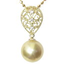 【10%OFF 12/3 20時より】真珠 パール ペンダントトップ 南洋白蝶真珠 ゴールデンパール 10mm ペンダントヘッド ダイヤモンド 人気 おすすめ ...