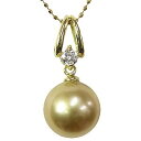 【10%OFF 7/12 9:59まで】ペンダントトップ ネックレスペンダント 南洋真珠パール k18ゴールドネックレス ダイヤモンド 人気 おすすめ カジュア...