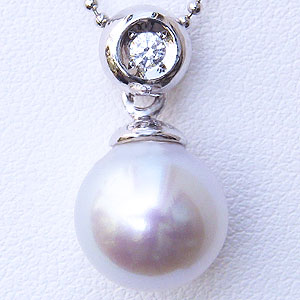 【10%OFF 12/3 20時より】真珠 パール ペンダントトップ 南洋真珠 10mm プラチナ pt900 送料無料 人気 おすすめ カジュアル トレンド ...