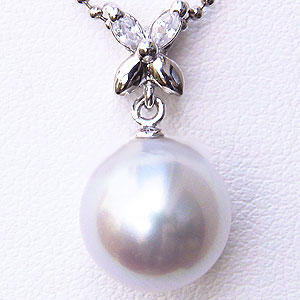 【10%OFF 12/3 20時より】真珠 パールペンダントトップ 南洋真珠 10mm プラチナ pt900 送料無料 人気 おすすめ カジュアル トレンド プ...