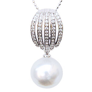 【10%OFF 12/3 20時より】ペンダントトップ ダイヤ ネックレスペンダント 南洋真珠パール pt900プラチナネックレス ダイヤモンド 人気 おすすめ...