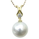 【10%OFF 7/12 9:59まで】ペンダントトップ ネックレスペンダント 南洋真珠 パール k18ゴールド ネックレス ダイヤモンド ジュエリ 人気 おす...