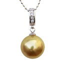 【10%OFF 12/3 20時より】パール 真珠 ペンダントトップ ネックレス ゴールドパール k18 ホワイトゴールド ダイヤモンド 人気 おすすめ カジュ...