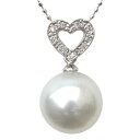 【10%OFF 7/12 9:59まで】ペンダントトップ ダイヤ 南洋真珠 パール pt900 プラチナ ネックレスペンダント ダイヤモンド 人気 おすすめ カ...
