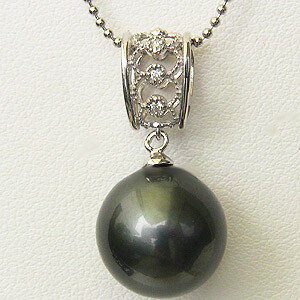 【10%OFF 12/3 20時より】ペンダントトップ ダイヤ ネックレスペンダント 黒真珠パール pt900プラチナネックレス ダイヤモンド 人気 おすすめ ...