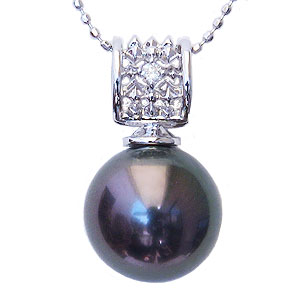 【10%OFF 12/3 20時より】ペンダントトップ ダイヤ ネックレスペンダント 黒真珠パール pt900プラチナネックレス ダイヤモンド 人気 おすすめ ...