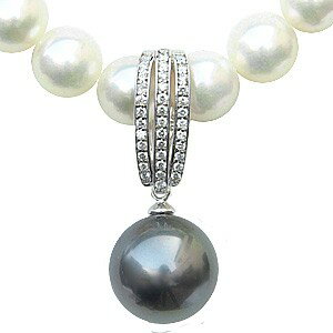 【10%OFF 12/3 20時より】ペンダントトップ ダイヤ ネックレスペンダント 黒真珠パール pt900プラチナネックレス ダイヤモンド 人気 おすすめ ...