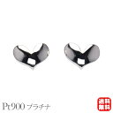 【只今 ポイント10倍中!】ハート ピアス スタッド pt900 プラチナ レディース 地金 両耳用 ユニセックス 男女兼用 ジェンダーレス 送料無料 普段使い...