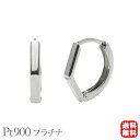 【ポイント10倍 5/16 9:59まで】ピアス フープピアス プラチナ pt900 中折れ式 地金ピアス リバーシブル 送料無料 メンズ 男性用 人気 おすす...