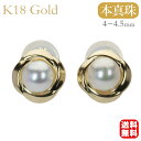 【只今 ポイント10倍中!】パール ピアス 真珠 メンズ スタッド ペア k18 18k 18金 イエローゴールド 本真珠 アコヤ あこや 送料無料 カジュアル...