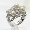 【ポイント10倍】パール リング プラチナ pt900 真珠 指輪 本真珠 あこや アコヤ ダイヤモンド 4.25-5.25mm 冠婚葬祭 ブライダル 保証書付...
