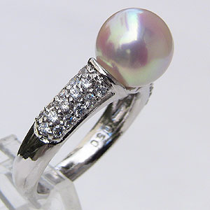【ポイント10倍】パール リング プラチナ pt900 真珠 指輪 本真珠 あこや アコヤ ダイヤモンド 0.50ctt 900 レディース 冠婚葬祭 人気 お...