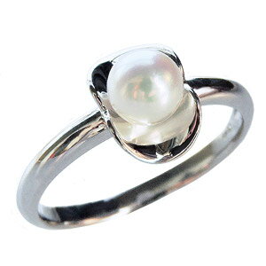 パールリングk1818k18金真珠...
