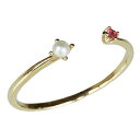 【10%OFF 7/12 9:59まで】パール リング k18 18k 18金 真珠 レディースルビー あこや 真珠 あこや真珠 ルビー ゴールド 真珠指輪 C...