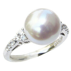 【ポイント10倍】パール リング プラチナ pt900 ダイヤモンド 南洋白蝶真珠 ダイヤモンド 真珠指輪 カジュアル 普段使い フォーマル 送料無料 プレゼン...