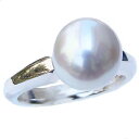 【10%OFF 7/12 9:59まで】パール リング 真珠指輪 プラチナ pt900 南洋白蝶真珠 10mm レディース 普段使い カジュアル フォーマル 送...