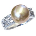【ポイント10倍】パール リング 真珠 指輪 プラチナ pt900 南洋白蝶真珠 10mm ダイヤモンド 普段使い カジュアル フォーマル プレゼント ギフト ...