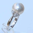 【ポイント10倍】パールリング 真珠リング 南洋白蝶真珠 リング ダイヤモンド パール 指輪 11.2mm pt900プラチナ パール 指輪 人気 おすすめ カ...