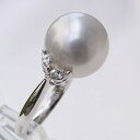 【只今10%OFF中!】パールリング 真珠リング 南洋白蝶真珠 リング ダイヤモンド パール 指輪 13.5mm pt900 プラチナ パール 指輪 人気 おす...