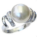 【ポイント10倍】指輪 パールリング 真珠 真珠 パール リング 南洋白蝶真珠 11mm プラチナ リング 人気 おすすめ カジュアル トレンド フォーマル プ...