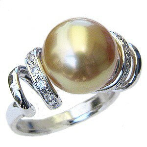 【ポイント10倍】指輪 パールリング 真珠 真珠 パール リング 南洋白蝶真珠 11mm プラチナ 人気 おすすめ カジュアル トレンド フォーマル プレゼント...