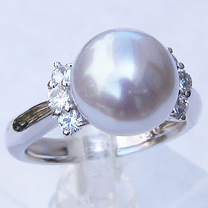 【ポイント10倍】指輪 パールリング 真珠 真珠 パール リング 南洋白蝶真珠 10mm プラチナ pt900 リング 人気 おすすめ カジュアル トレンド フ...