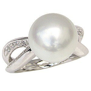 【10%OFF 12/3 20時より】指輪 パールリング 真珠 真珠パール リング 南洋白蝶真珠 pt900 プラチナ 直径11mm ホワイトピンク系 ダイヤモンド 16石 合計0.16ct 人気 おすすめ プレゼント ギフト ジュエリー クリスマス