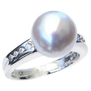 【ポイント10倍】パールリング 真珠リング 真珠 リング ブライダル リング パール 指輪 南洋真珠パール pt900プラチナリング ダイヤモンド 人気 おすす...