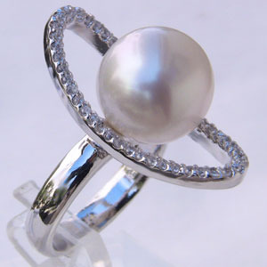 【ポイント10倍】指輪 パールリング 真珠 真珠 パール リング 南洋白蝶真珠 12mm プラチナ リング 人気 おすすめ カジュアル トレンド フォーマル プ...