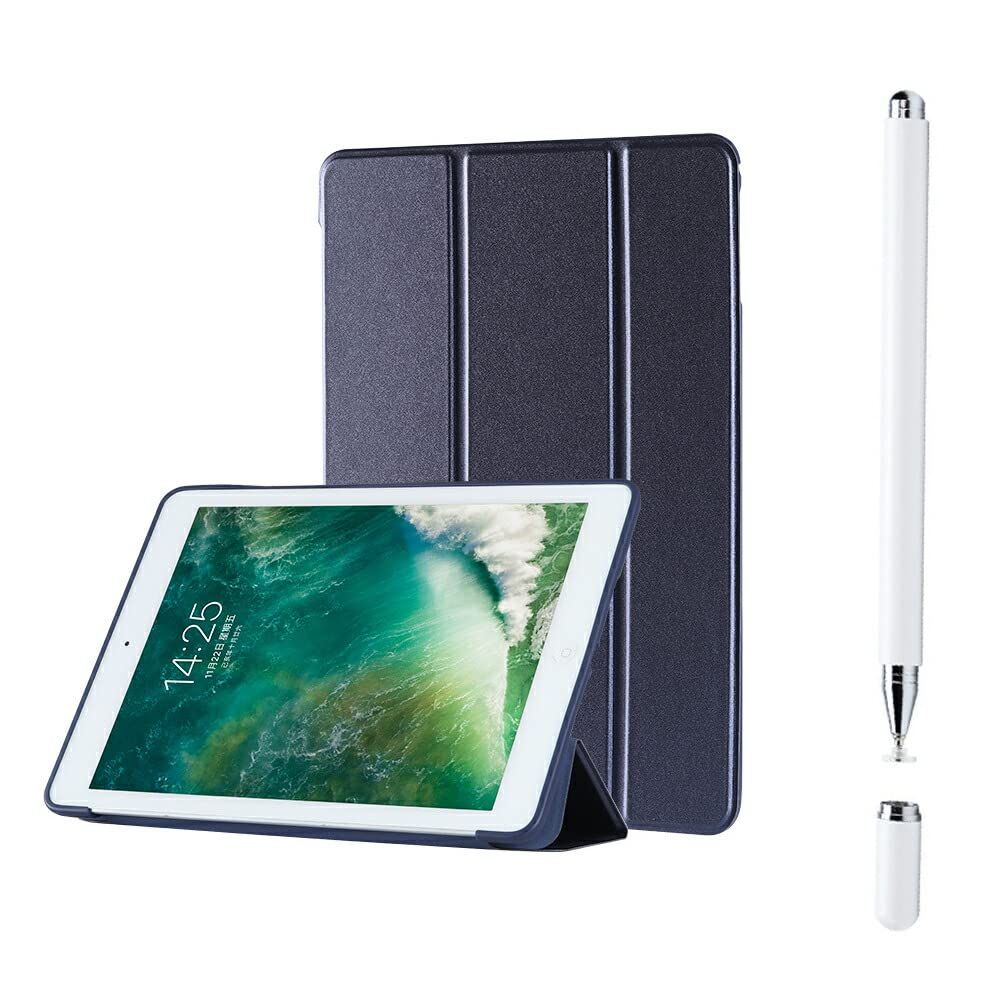 YOYOSTAR iPad Pro11ケース 全モデル対応 および iPad Air 5/4 (10.9インチ2022/2020) マグネットス吸着式 Pencil2対応 三つ折スタンド (スカイブルー)