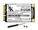 YOYOSTAR mSATA SSD 512GB 3D NAND TLC SATA III 6GB / mSATA (30x50mm) 内蔵ソリッドステートドライブ - デスクトップPCノートパソコンに対応 メーカー3年保証