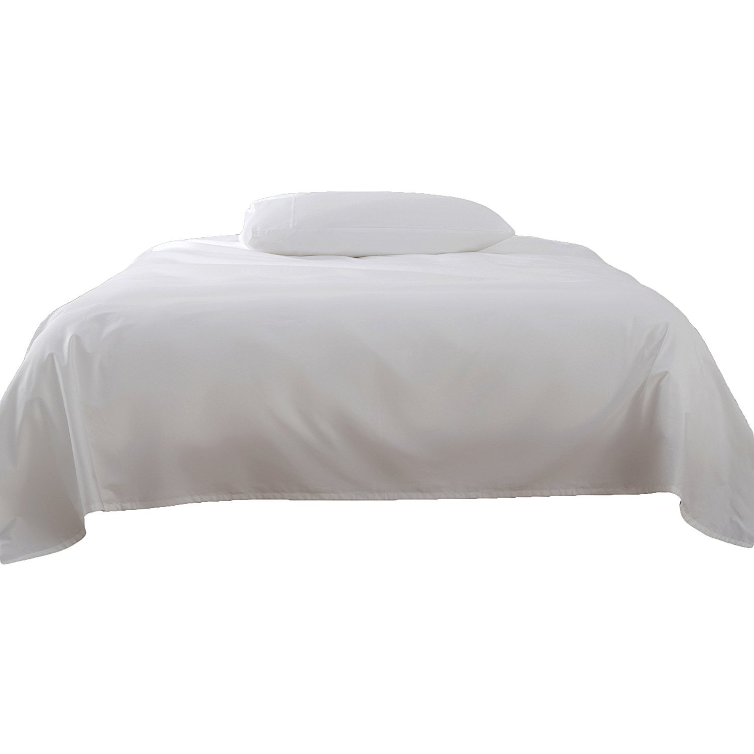 YOYOSTARフラットシーツ 270x270cm（キング、シングル二台兼用）敷きシーツ エジプト産の超長綿の上品..