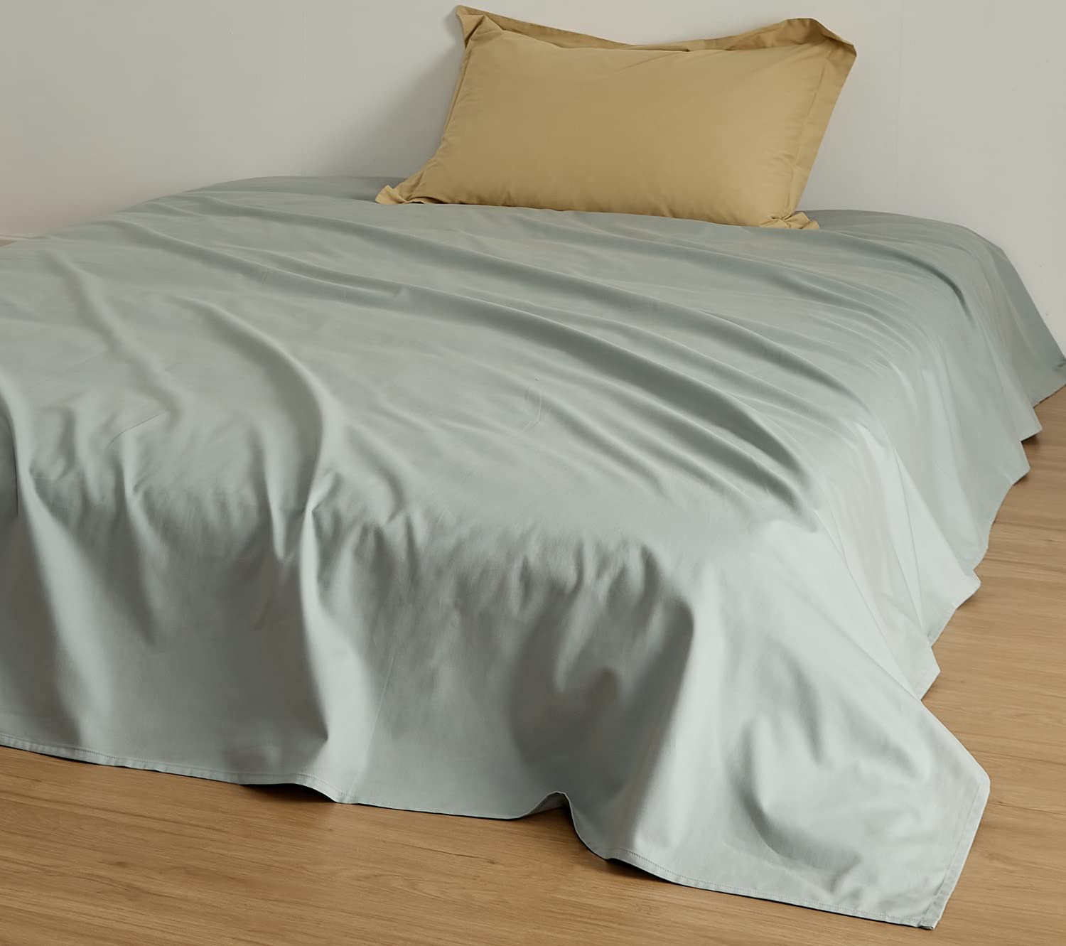 YOYOSTAR敷きシーツ ダブル 綿100 あったか 起毛生地 コットンネル フラットシーツ 抗菌防臭 ベッドシ..